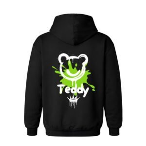 Sweat à capuche - Patch Vert