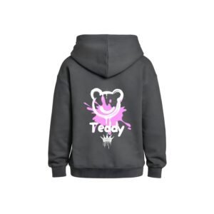 Sweat à capuche Enfant - Patch Rose