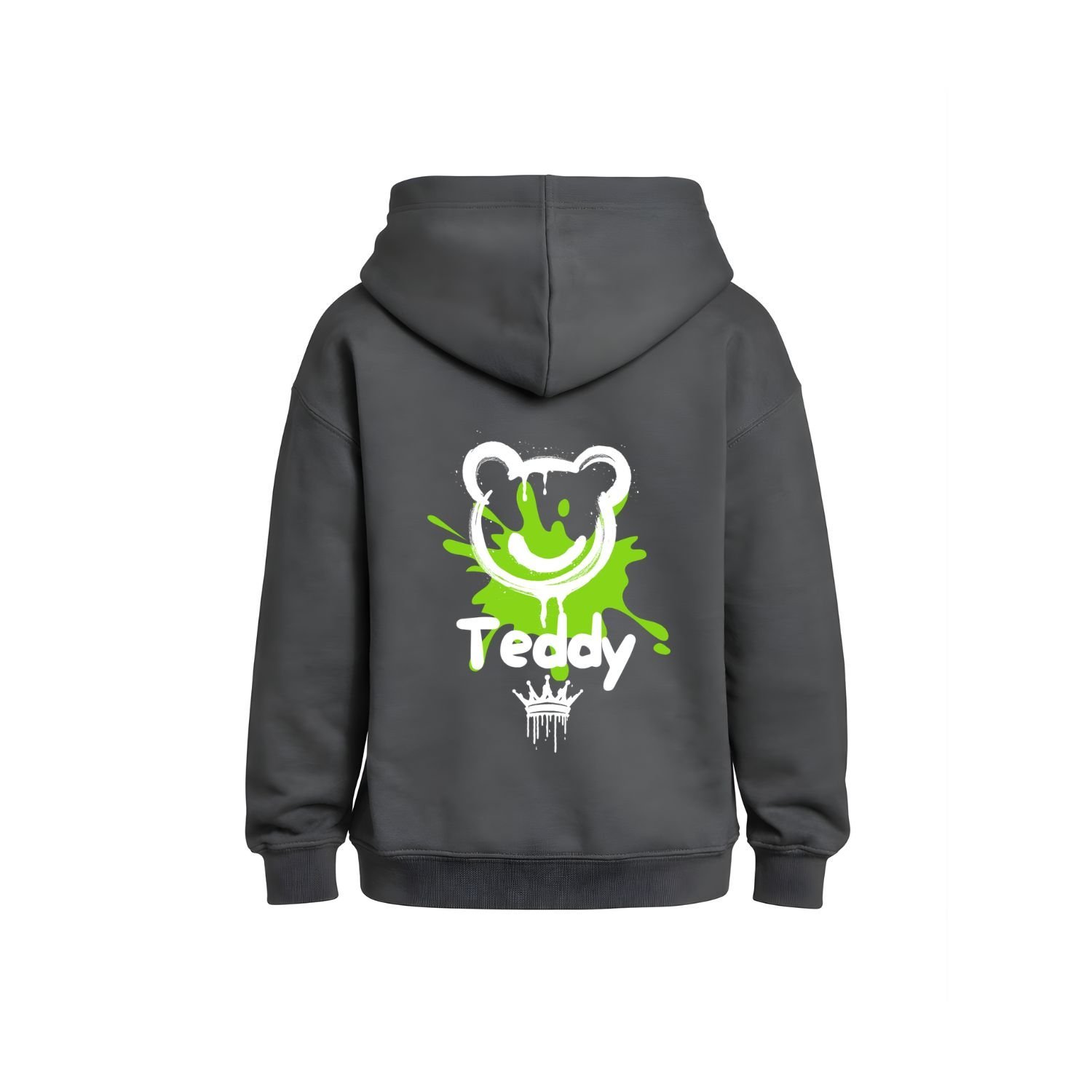 Sweat à capuche Enfant - Patch Vert – Image 4